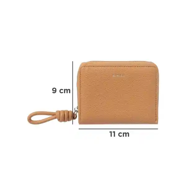 Cartera Para Mujer Cinta Con Nudo Khaki Serie Miniso