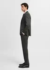 Blazer Americana Milan Verde Talla 48 Hombre Mango