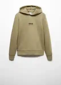 Buzo Sudadera Atelier Khaki Talla XL Hombre Mango