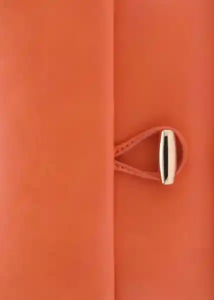 Bolso M Verdejo Naranja Talla 99 Mujer Mango
