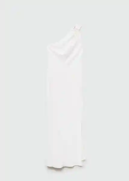 Vestido Felisa-l Blanco Talla XL Mujer Mango