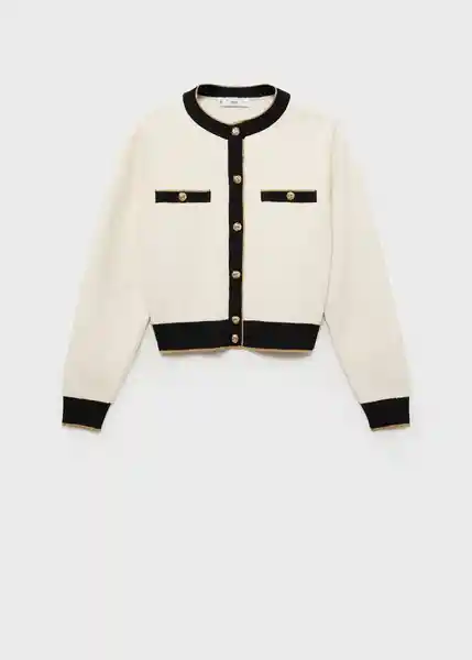 Cárdigan Camila Crudo Talla M Mujer Mango