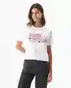Camiseta Graphic Femenino Blanco 0 Claro Talla S Chevignon