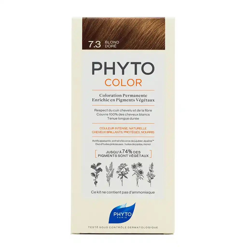 Phyto Coloración Capilar Phytocolor Golden Blonde 7.3