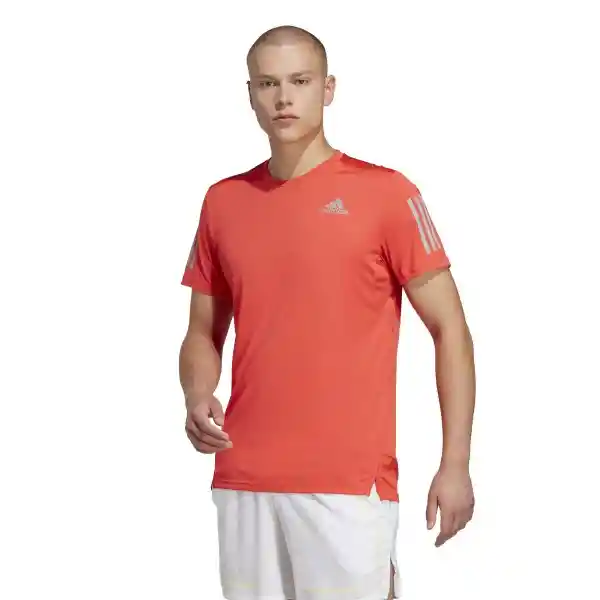 Adidas Camiseta Own The Run Tee Para Hombre Naranja Talla L