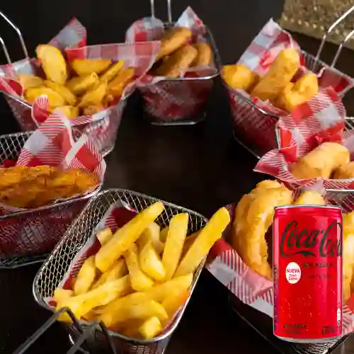 Combo Papas a la Francesa + Coca Cola Sin Azúcar 235ML