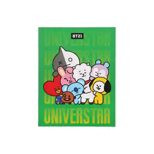 Libro de Hojas Adhesivas Serie Bt21 Miniso