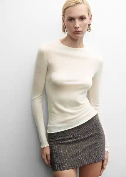 Jersey Biscayne Crudo Talla S Mujer Mango