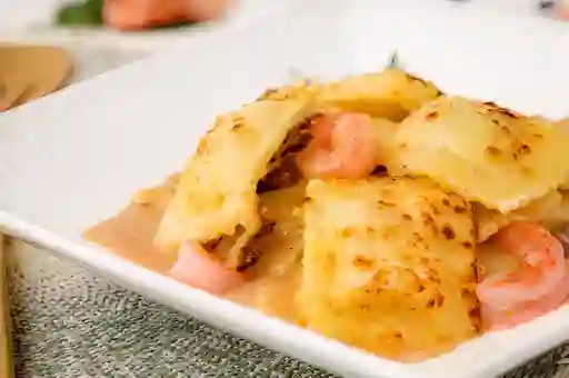 Raviolone de Camarón