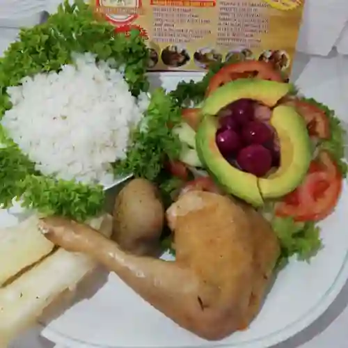 Pernil de Gallina Asado