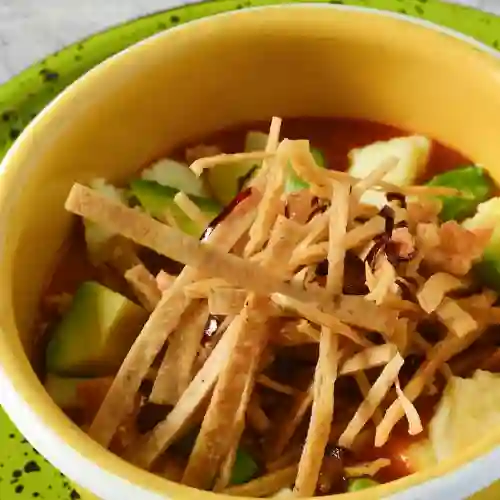 Sopa Tortilla con Pollo