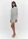 Vestido Titus Crudo Talla S Mujer Mango