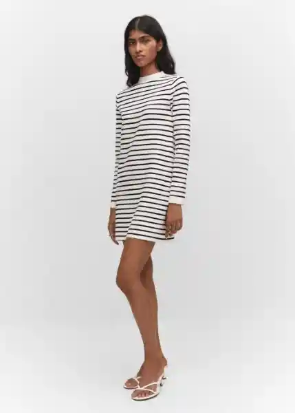 Vestido Titus Crudo Talla S Mujer Mango