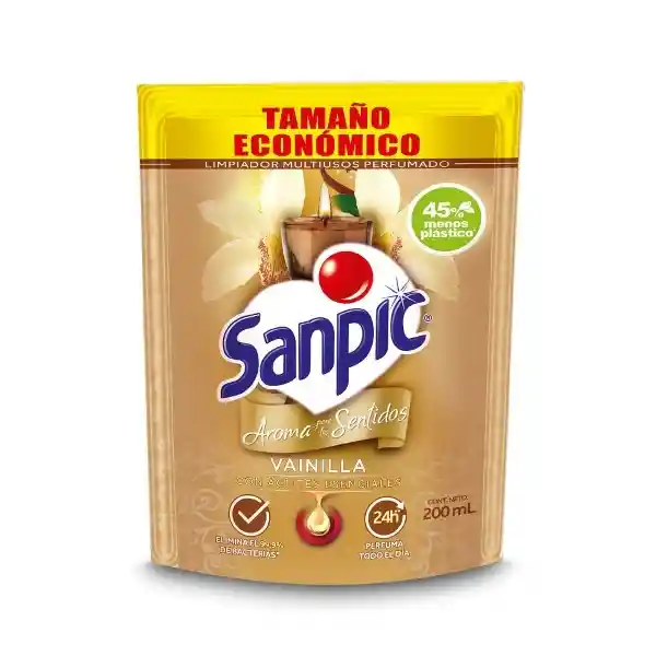 Sanpic Limpiador Multiusos Aroma a Vainilla