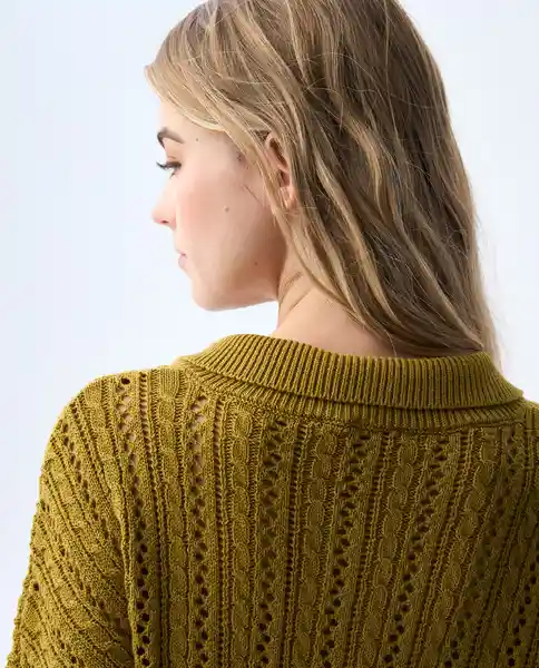 Camiseta Mujer Verde Talla M 601G015_VER170836 Americanino