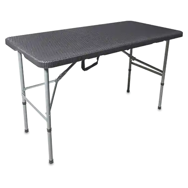 Mesa de Banquete Negra 122 cm Aro