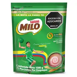 Modificador de leche MILO a base de malta y cocoa x 1500g