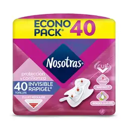 Nosotras Toalla Higiénica Invisible Rapigel
