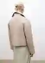 Abrigo Trench Stone Hielo Talla M Mujer Mango