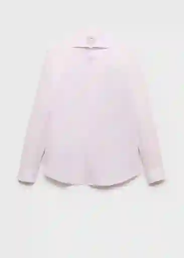Camisa Lakecity Rosa Light Talla M Hombre Mango