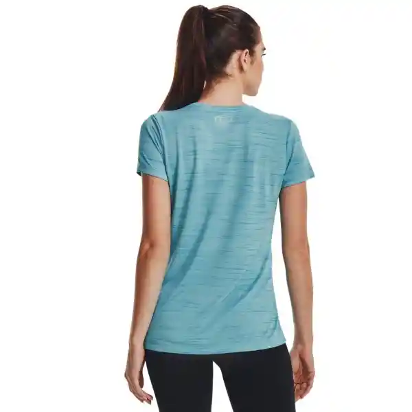 Under Armour Camiseta Tech Tiger c Mujer Azul LG 1376937-433