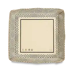 Plato Papel Cuadrado 15 cm x 15 cm