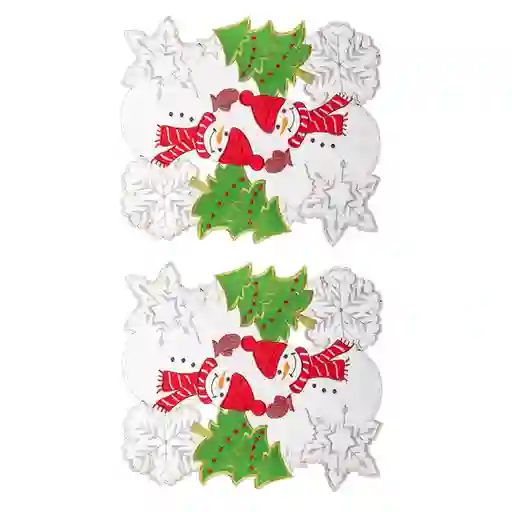 Fenissa Set Individuales Bordados Diseño 40 cm