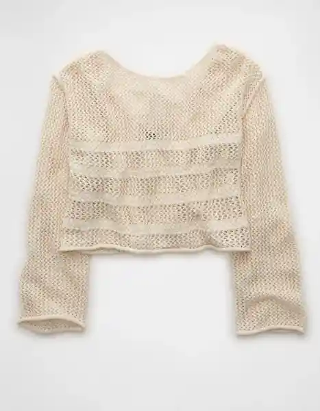 Suéter Mujer Blanco Talla: SMALL 1467106 American Eagle