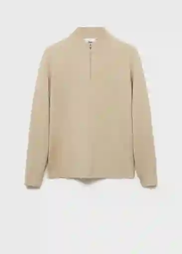 Saco Jersey Luxusp Beige Talla L Hombre Mango