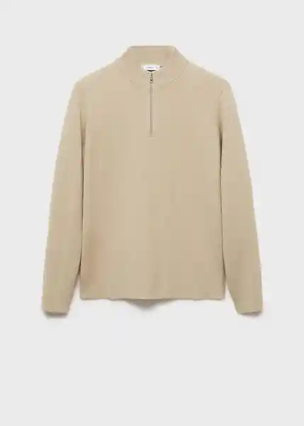 Saco Jersey Luxusp Beige Talla L Hombre Mango