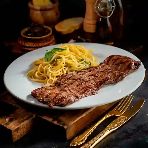 Steak Pasta Alioli