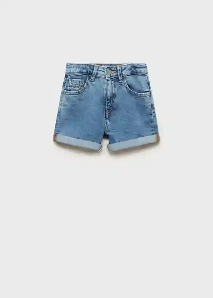 Short Chip Tejano Medio Talla 13 Niñas Mango