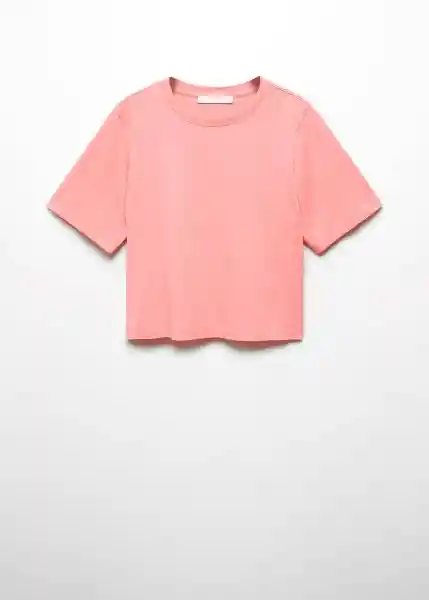 Camiseta Agatha-H Rosa Talla XS Mujer Mango