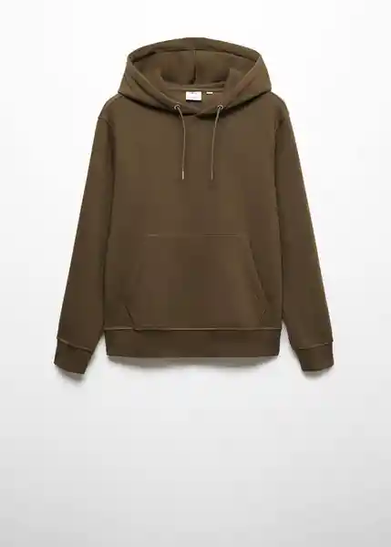 Buzo Sudadera Bono Marrón Talla M Hombre Mango