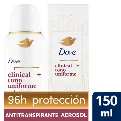 Desodorante Dove Clinical Tono Aerosol Tono  150ml