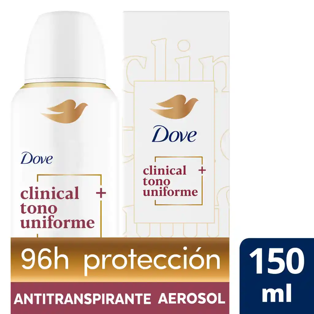 Desodorante Dove Clinical Tono Aerosol Tono  150ml