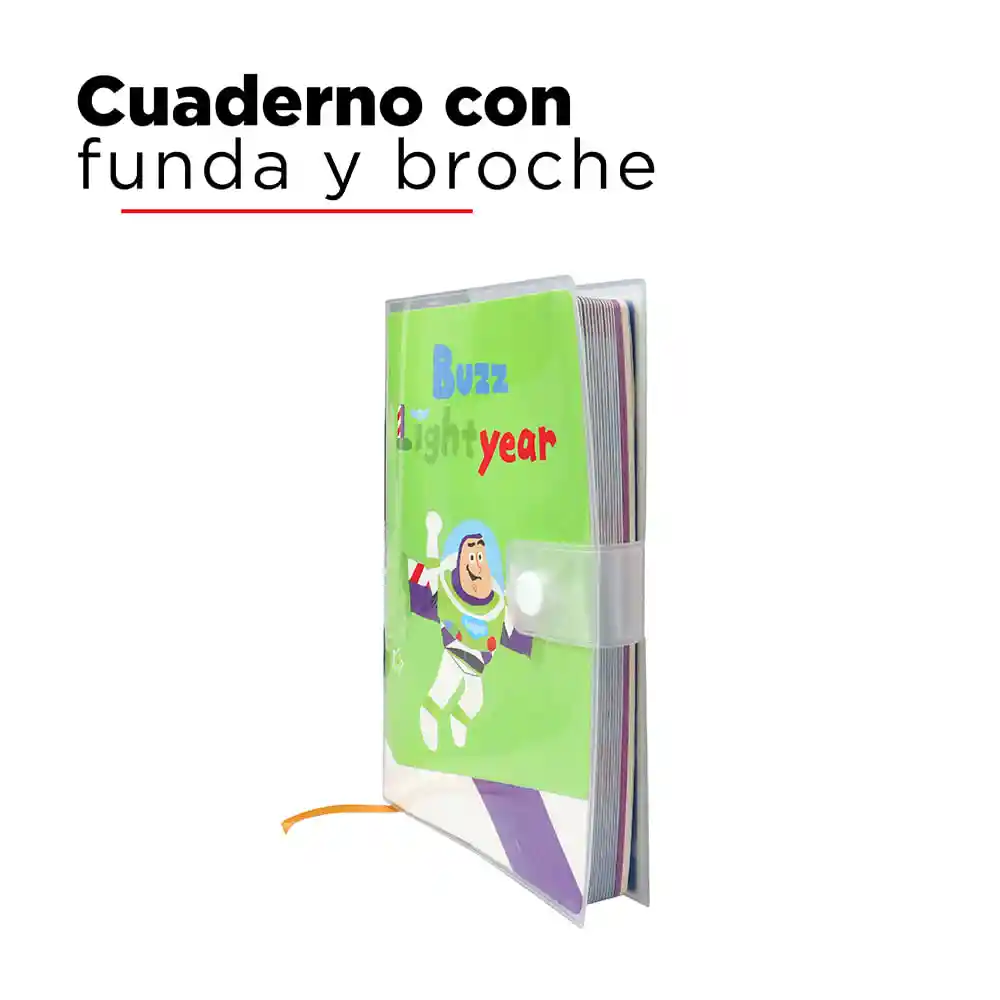 Miniso Cuaderno Disney Toy Story Buzz Lightyear 128 Hojas