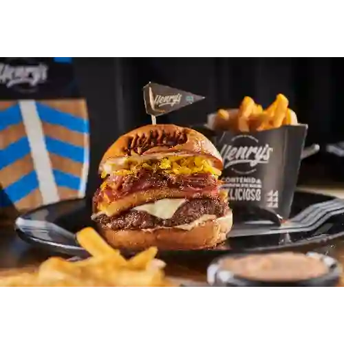 Sonríe Burger + Acompañante