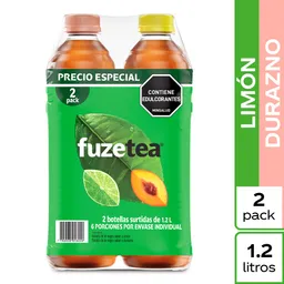 Fuze Tea té Negro Limón y Durazno