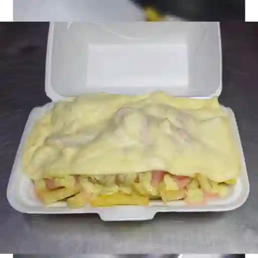 Quesuda: papas a la francesa