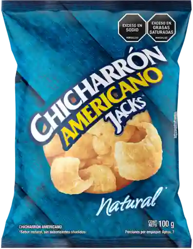 Jacks Snack Chicharron Natural 100 g