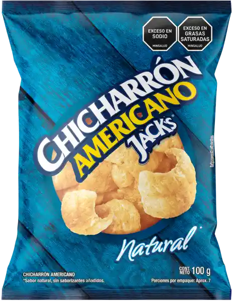 Jacks Snack Chicharron Natural 100 g