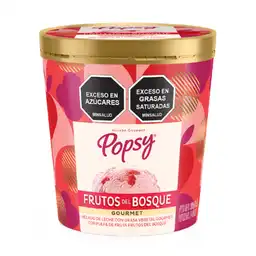 Popsy Helado Gourmet Sabor Frutos del Bosque