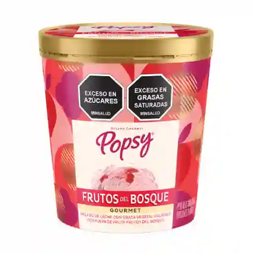 Popsy Helado Gourmet Sabor Frutos del Bosque