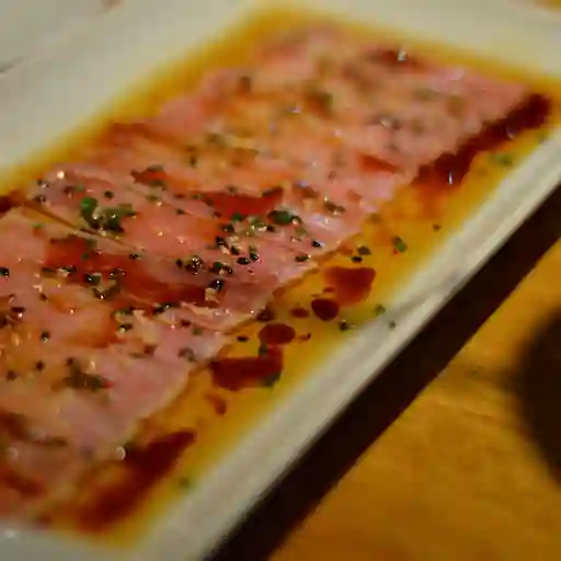 Tiradito de Atún Al Estilo Oriental