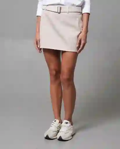 Falda Mujer Beige Talla 14 243G002_BEI141108 Rifle