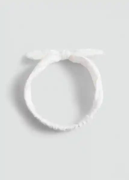 Diadema Bambu Blanco Talla 99 Niñas Mango