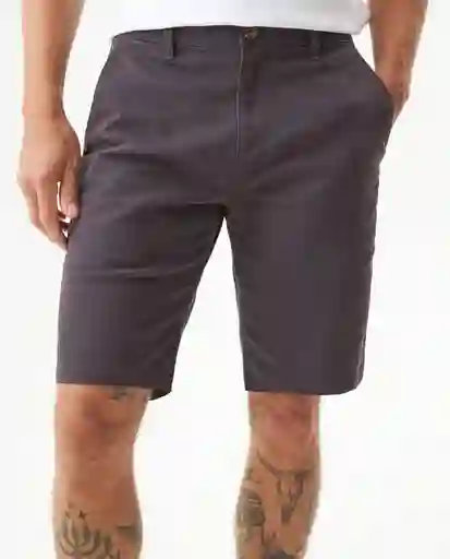 Short Colors Rocket Gris Asfalto Oscuro Talla 34 Chevignon