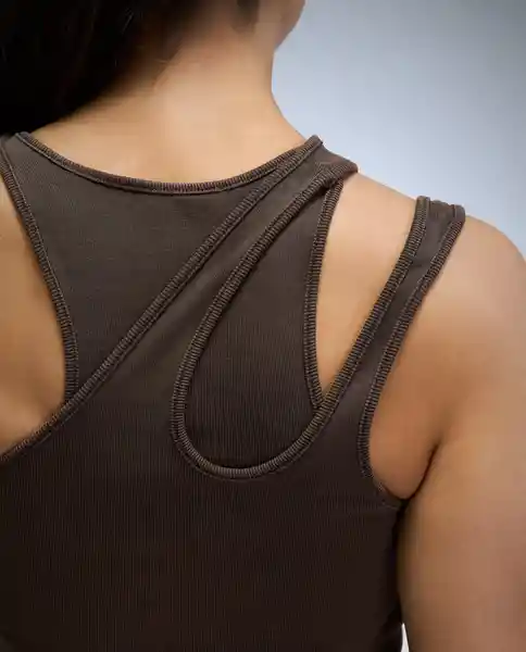 Camisa Mujer Café Talla S 612G082_CAF171321