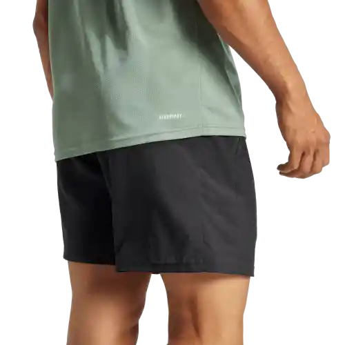 Adidas Camiseta Tr-Es Base 3S Manga Corta de Hombre Verde L